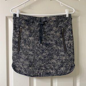 🌷3 for$25🌷Nümph, US S, Grey & Black Drawstring Front Pocket Mini Skirt